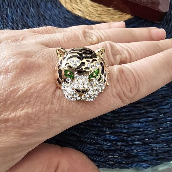 Panther head brooch - Picture 1 of 2